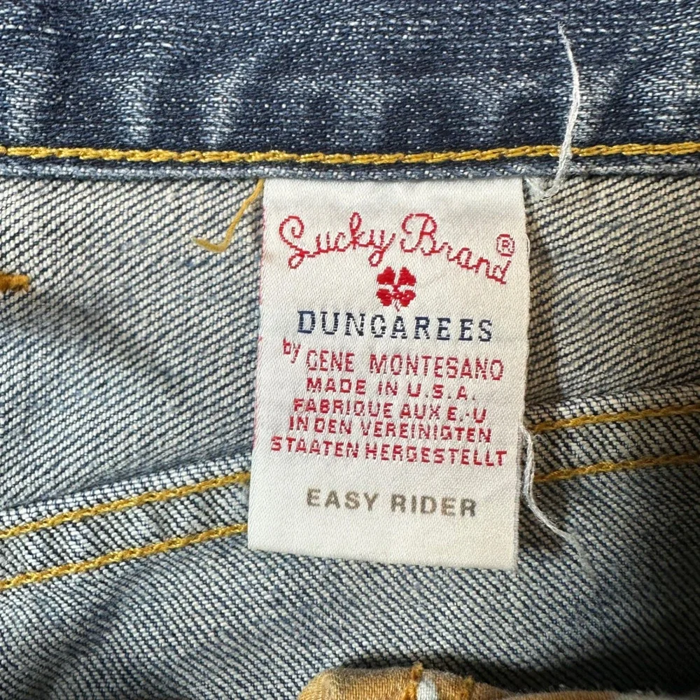 Vintage Lucky Brand Denim Shorts Women's Size‎ 4 / 27 Blue Bermuda Jean Shorts
